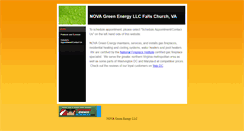 Desktop Screenshot of novagreenenergyllc.com